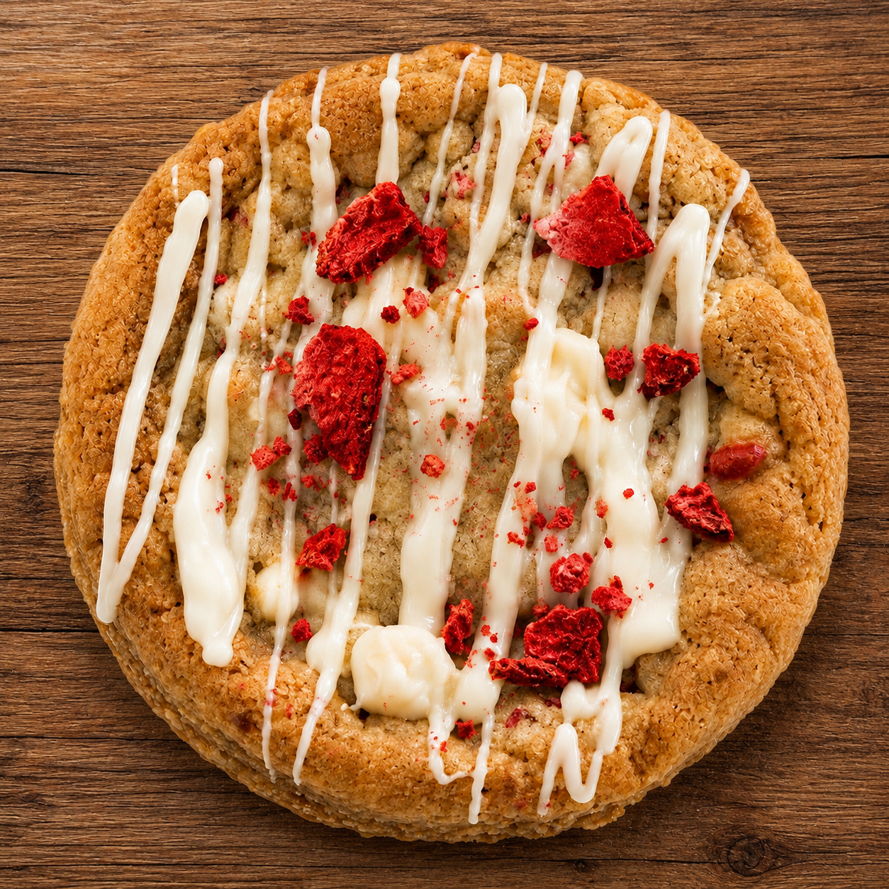 Strawberry White Chocolate Cookie