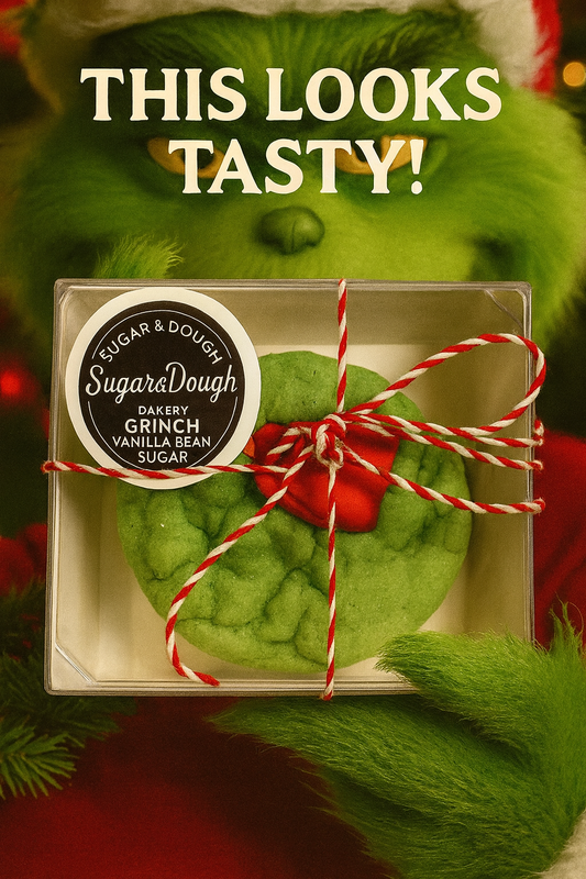 Grinch Vanilla Bean Sugar Cookie