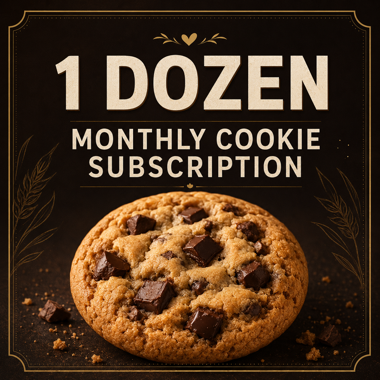 1 Dozen Monthly Cookie Subscription