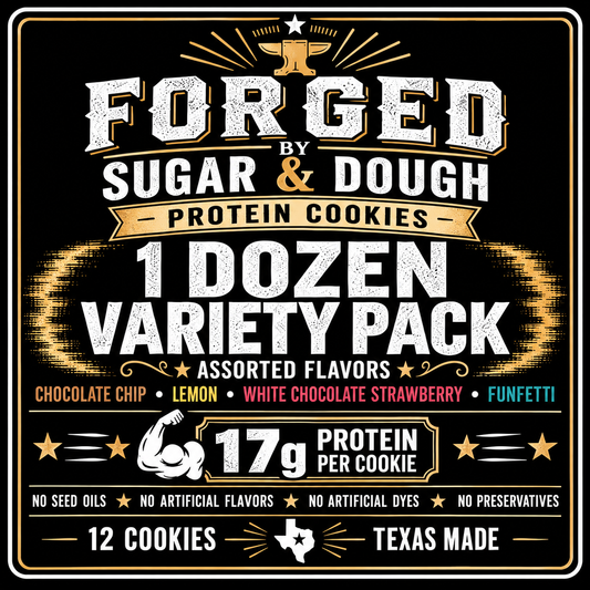 Forged Protein Cookies 1 Dozen Variety Pack
