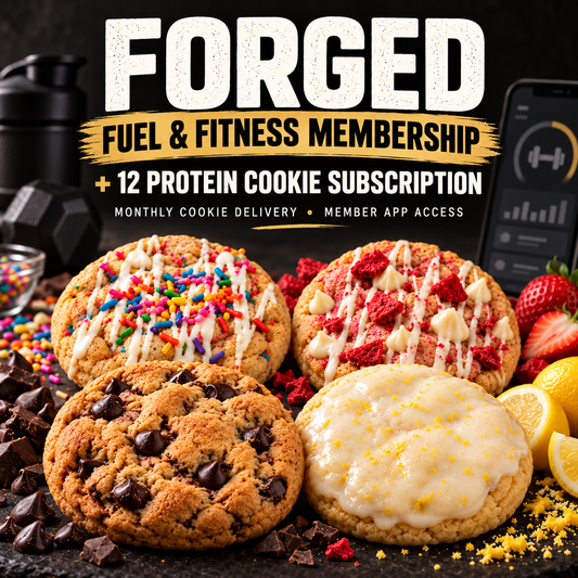 FORGED Fuel & Fitness Membership + 12 Protein Cookie Subscription